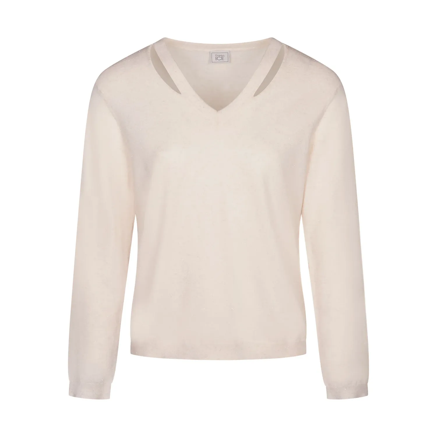 PULL VAN GREEN ICE DANKA  Ecru