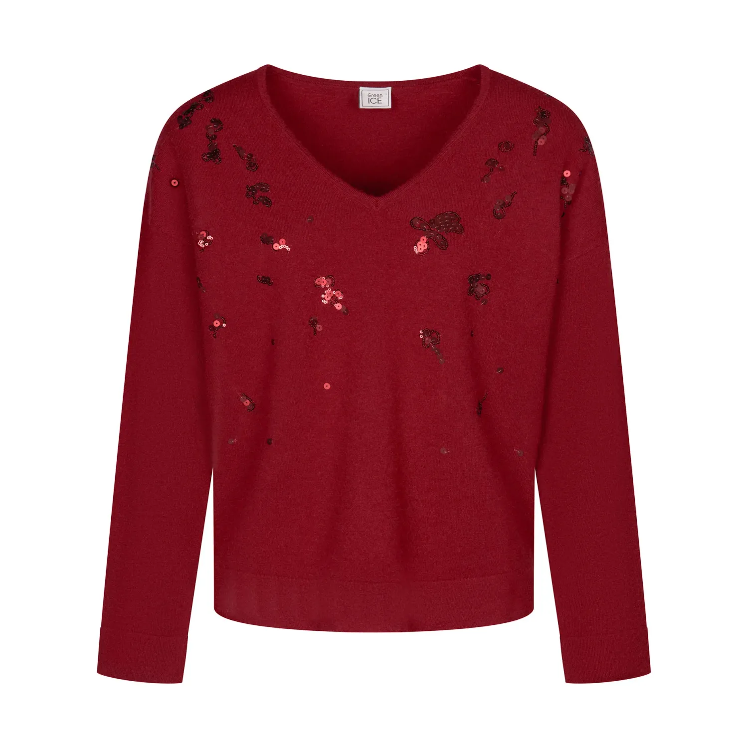 PULL VAN GREEN ICE DOMINICA  Bordeaux