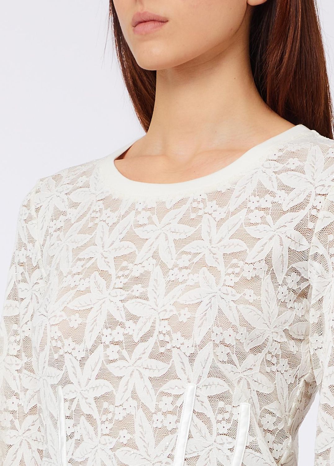 T-SHIRT VAN LIU JO TF6152-J3968 10701 BIANCO LANA