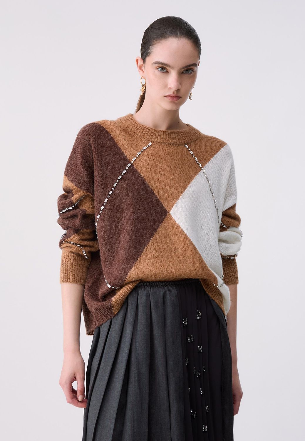 PULL VAN LIU JO WF6184-MA15R L9516 CAMEL BALLANTYNE