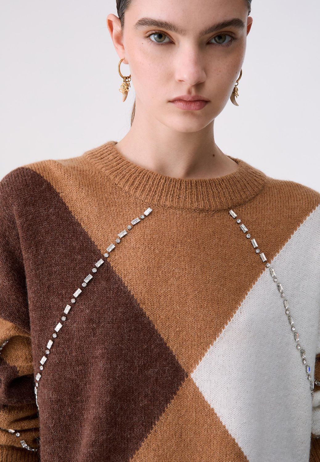 PULL VAN LIU JO WF6184-MA15R L9516 CAMEL BALLANTYNE