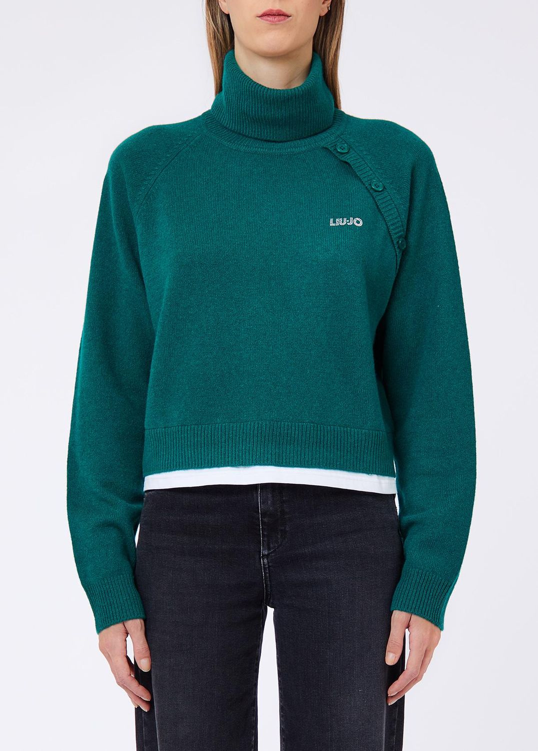 PULL VAN LIU JO WF6369-MS009 95421 GREEN EDEN