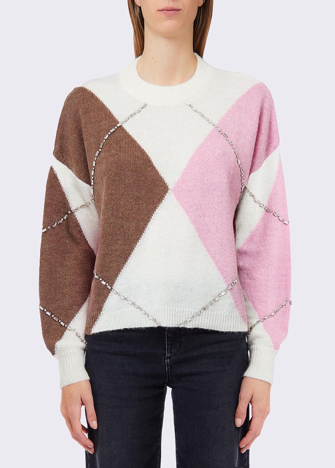 PULL VAN LIU JO WF6184-MA15R L9197 PINK BALLANTYNE