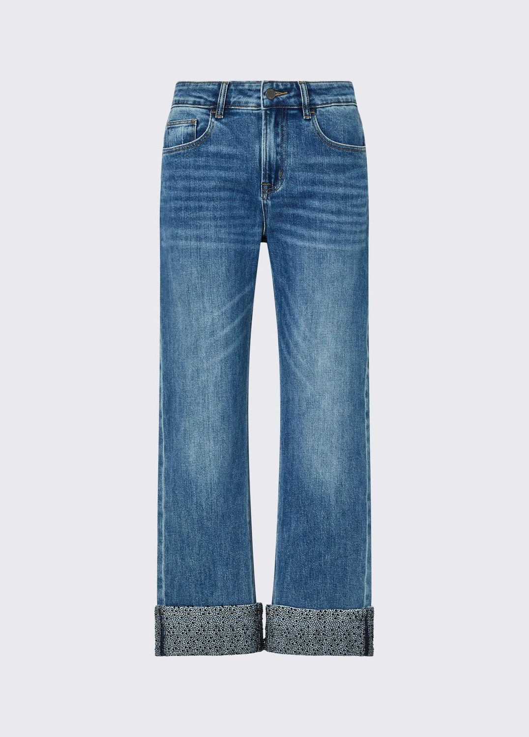 BROEK VAN LIU JO UF6113-D0365 79094 DEN.BLUE LT.FLOWER W