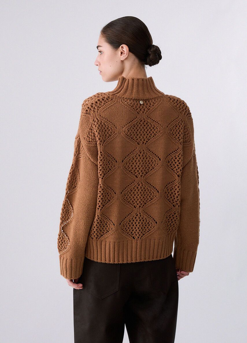 PULL VAN LIU JO WF6287-MA37R 81020 COCOA CREME