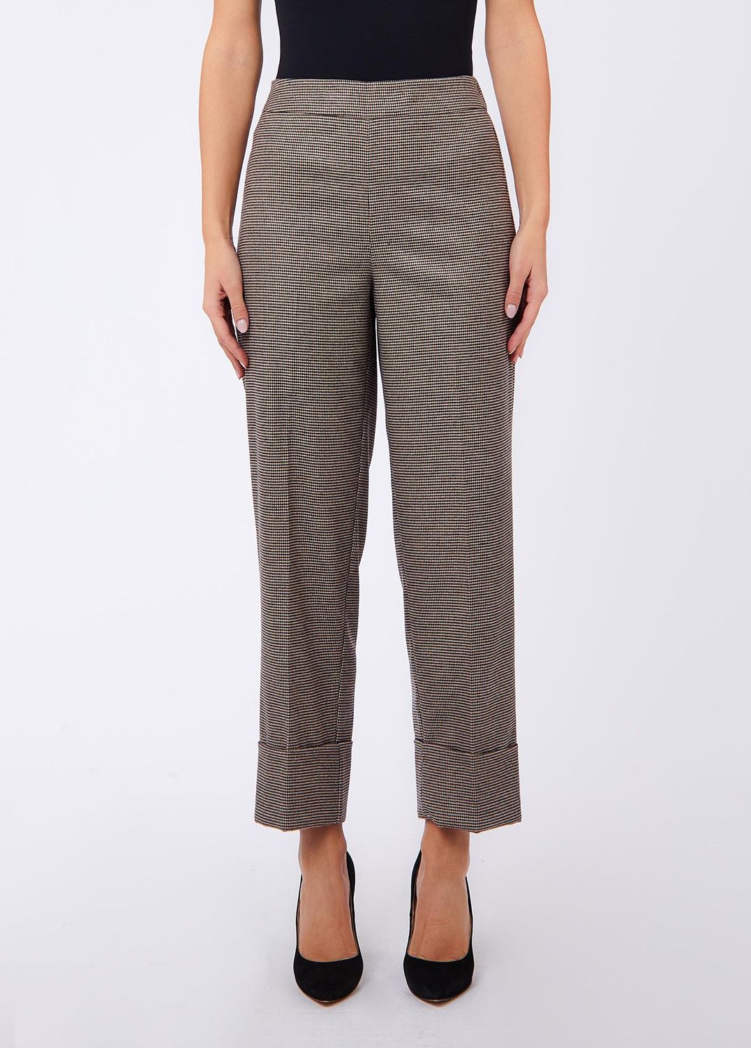 BROEK VAN LIU JO WF6359-T728A L9170 MINI PIED DE POULE
