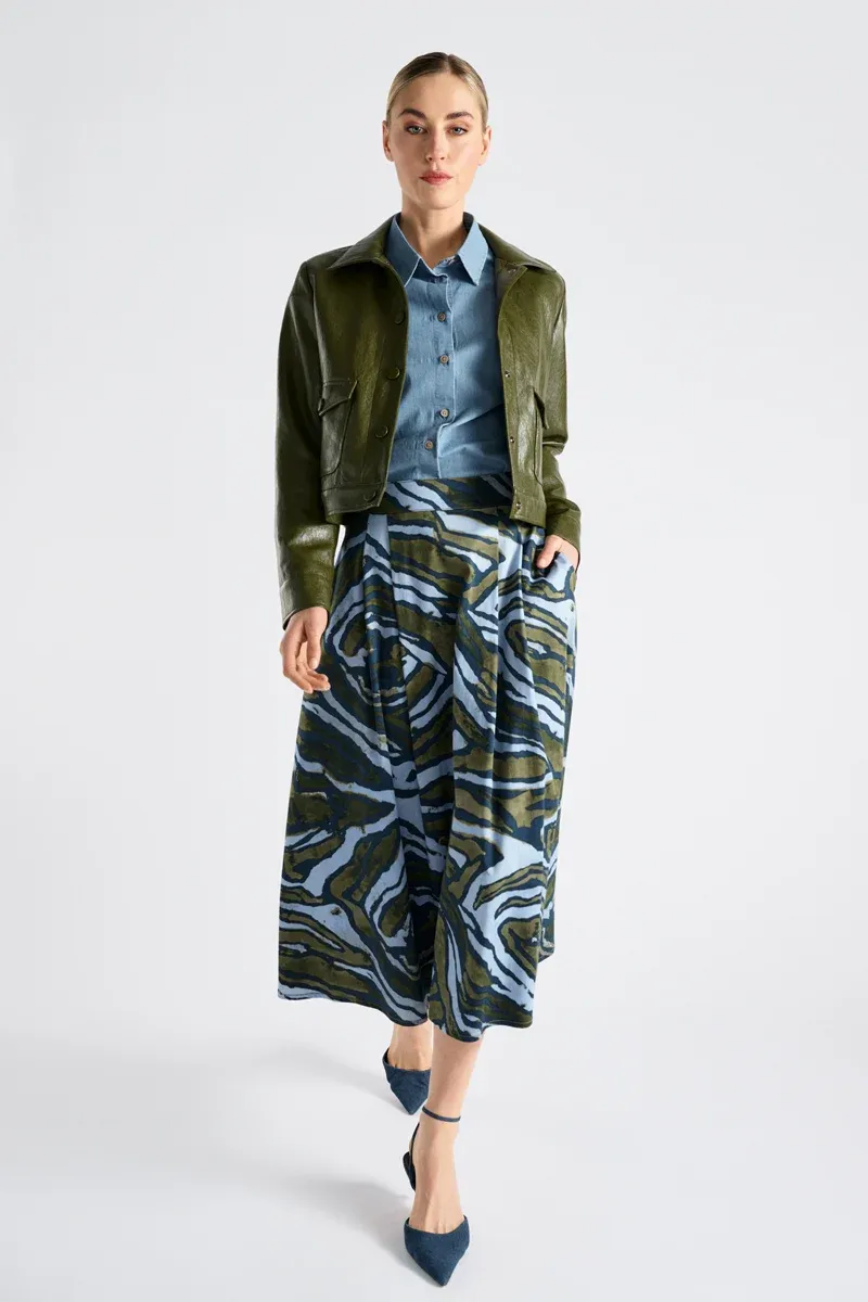 ROK VAN MARIE MERO SK10/725 DENIM/KAKI