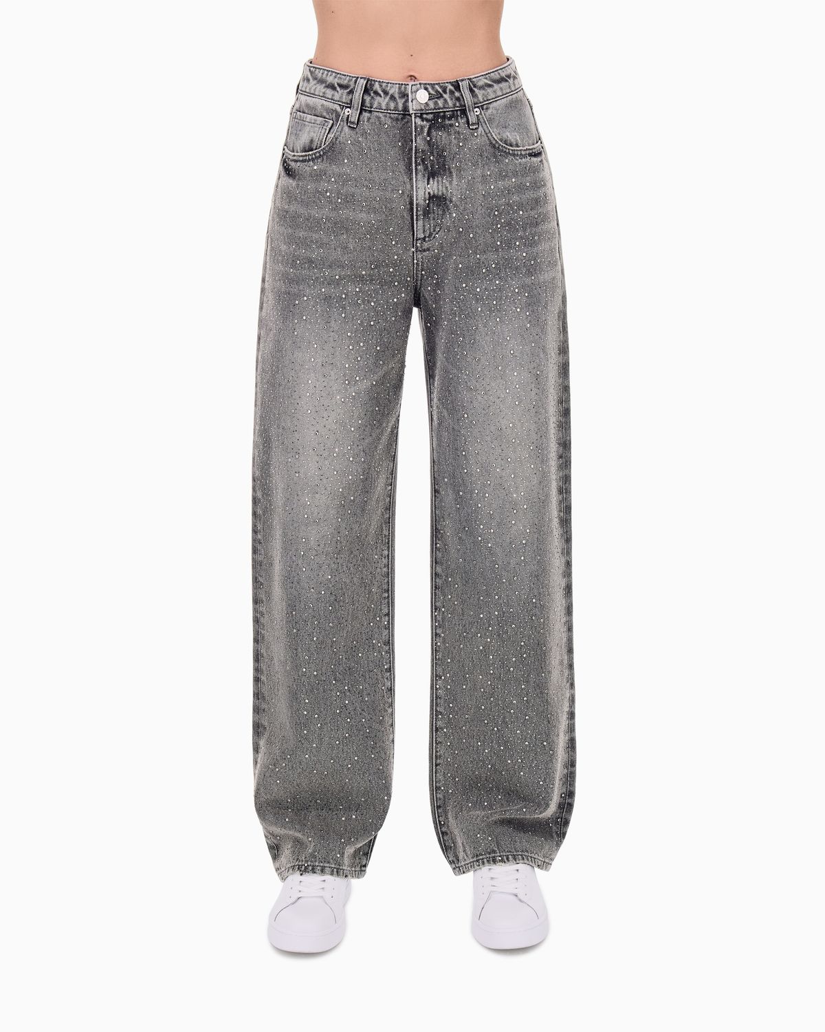 BROEK VAN ARMANI XW000100 AF25772 M8088 GREY DENIM