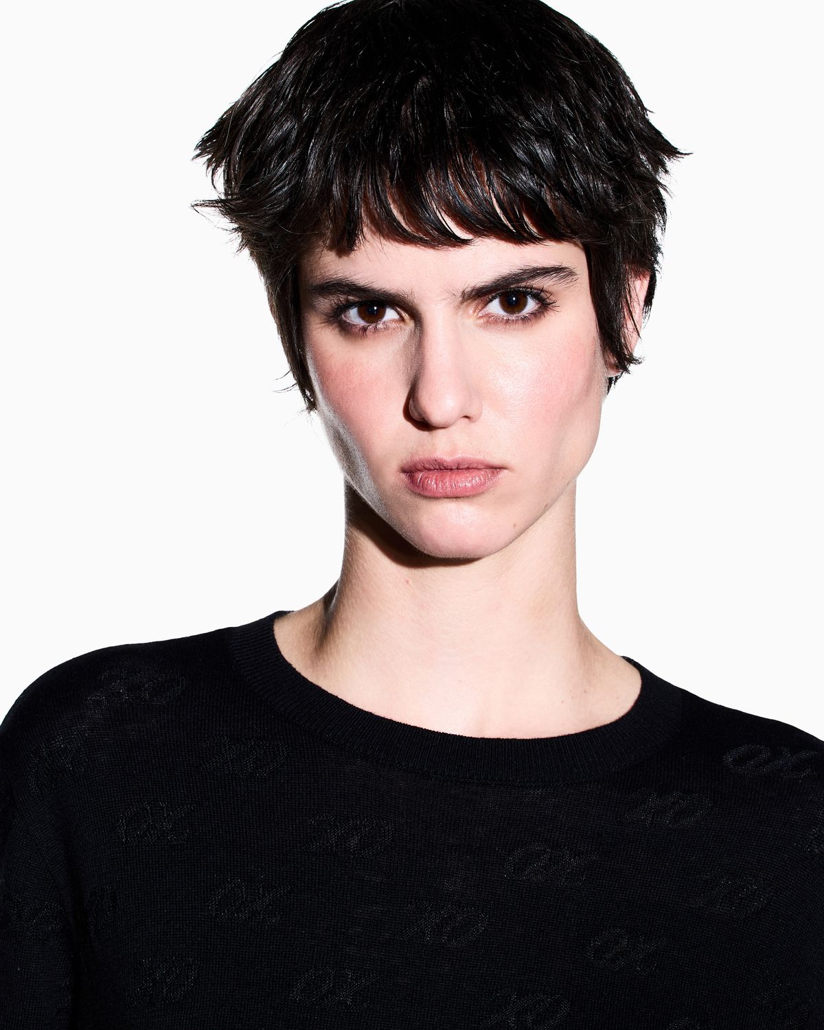 PULL VAN ARMANI XW002875 AF16620 FC241 ALL OVER BLACK