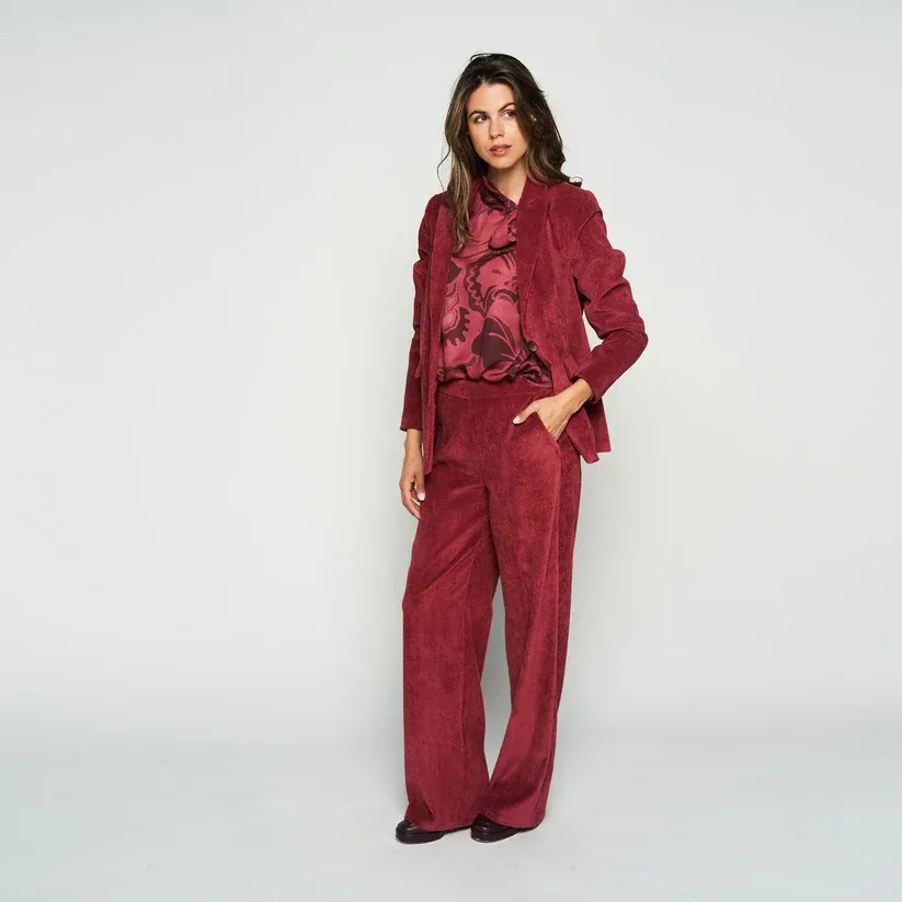BROEK VAN GREEN ICE WIORO  Bordeaux