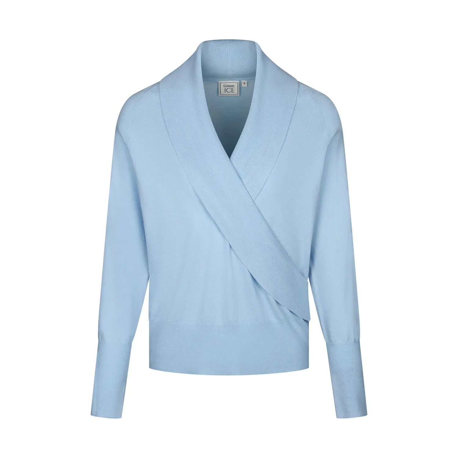 PULL VAN GREEN ICE BOSTON  Lt.blue