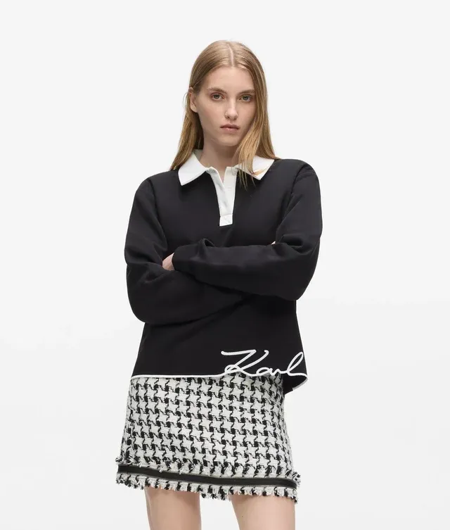 SWEATER VAN KARL LAGERFELD B4W20010 999 BLACK