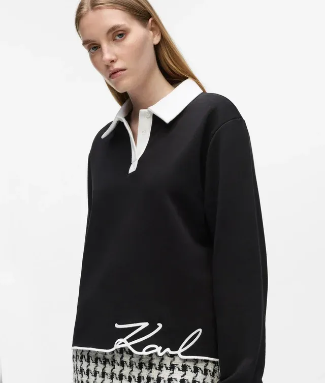 SWEATER VAN KARL LAGERFELD B4W20010 999 BLACK