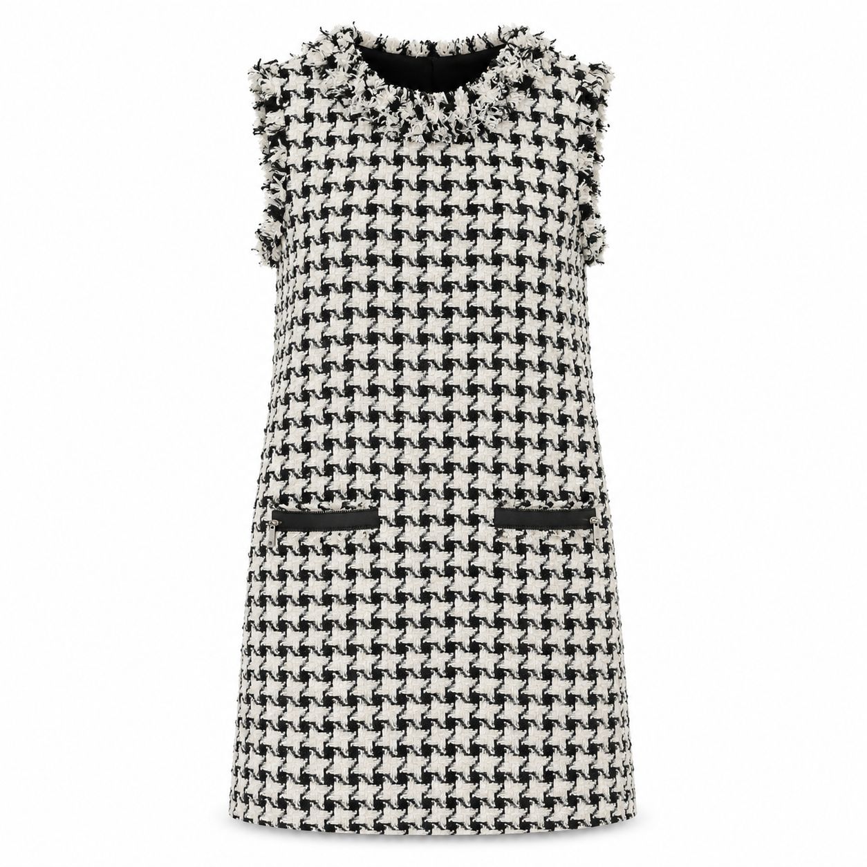 KLEED VAN KARL LAGERFELD B4W13021 A96 BW HOUNDSTOOTH BOUCLE