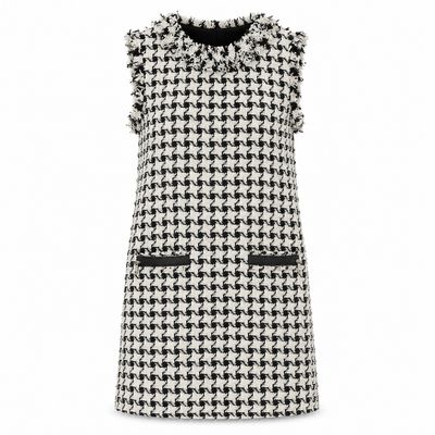 KLEED VAN KARL LAGERFELD B4W13021 A96 BW HOUNDSTOOTH BOUCLE