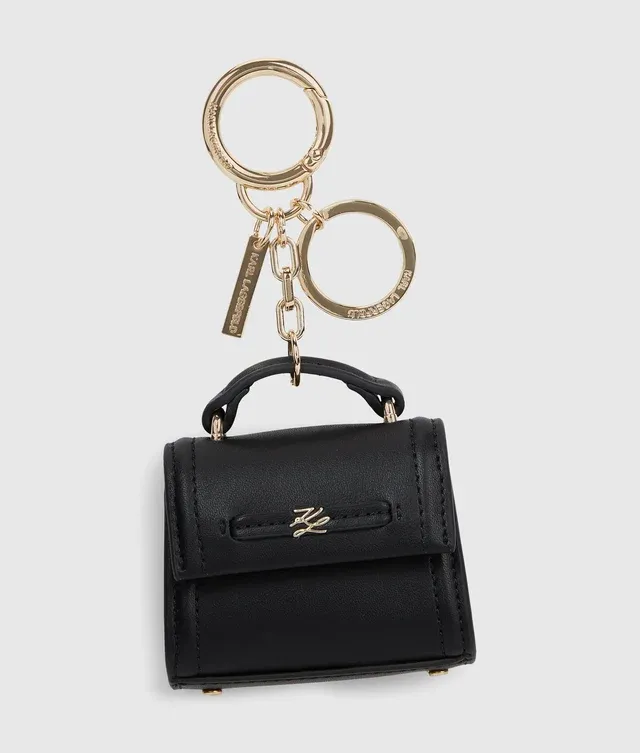 SLEUTELHANGER VAN KARL LAGERFELD B4W50008 992 BLACK/GOLD