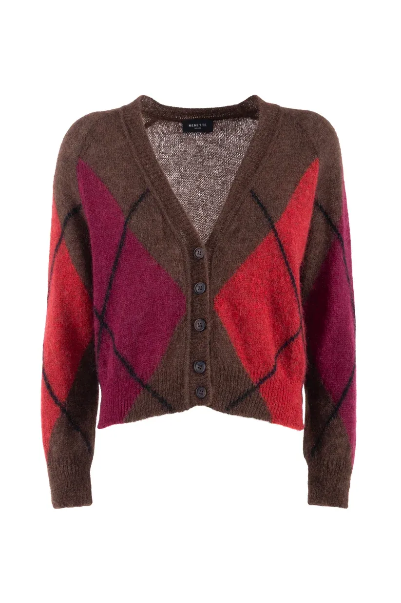 GILET VAN NENETTE 42BB-CHANTAL 0604 CACAO