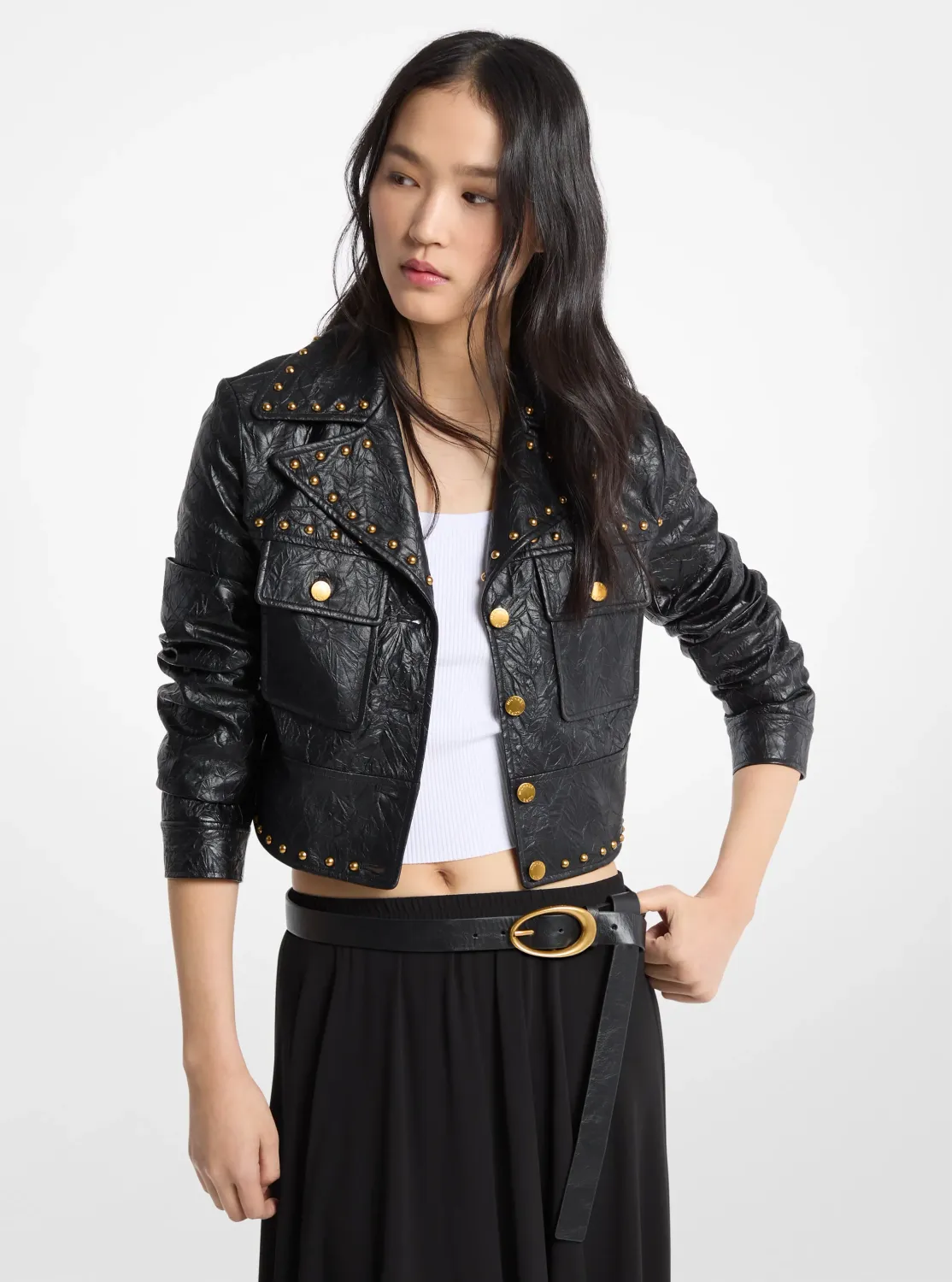 VEST VAN MICHAEL KORS MT620LKL4K 001 BLACK