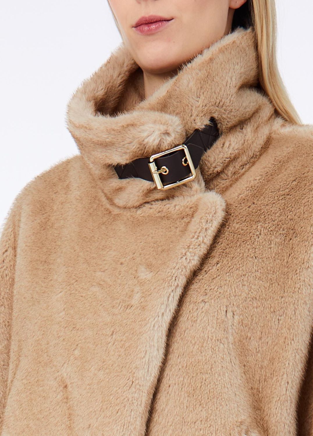 GILET VAN LIU JO CF6266-E1182 X0816 ANGORA LIGHT
