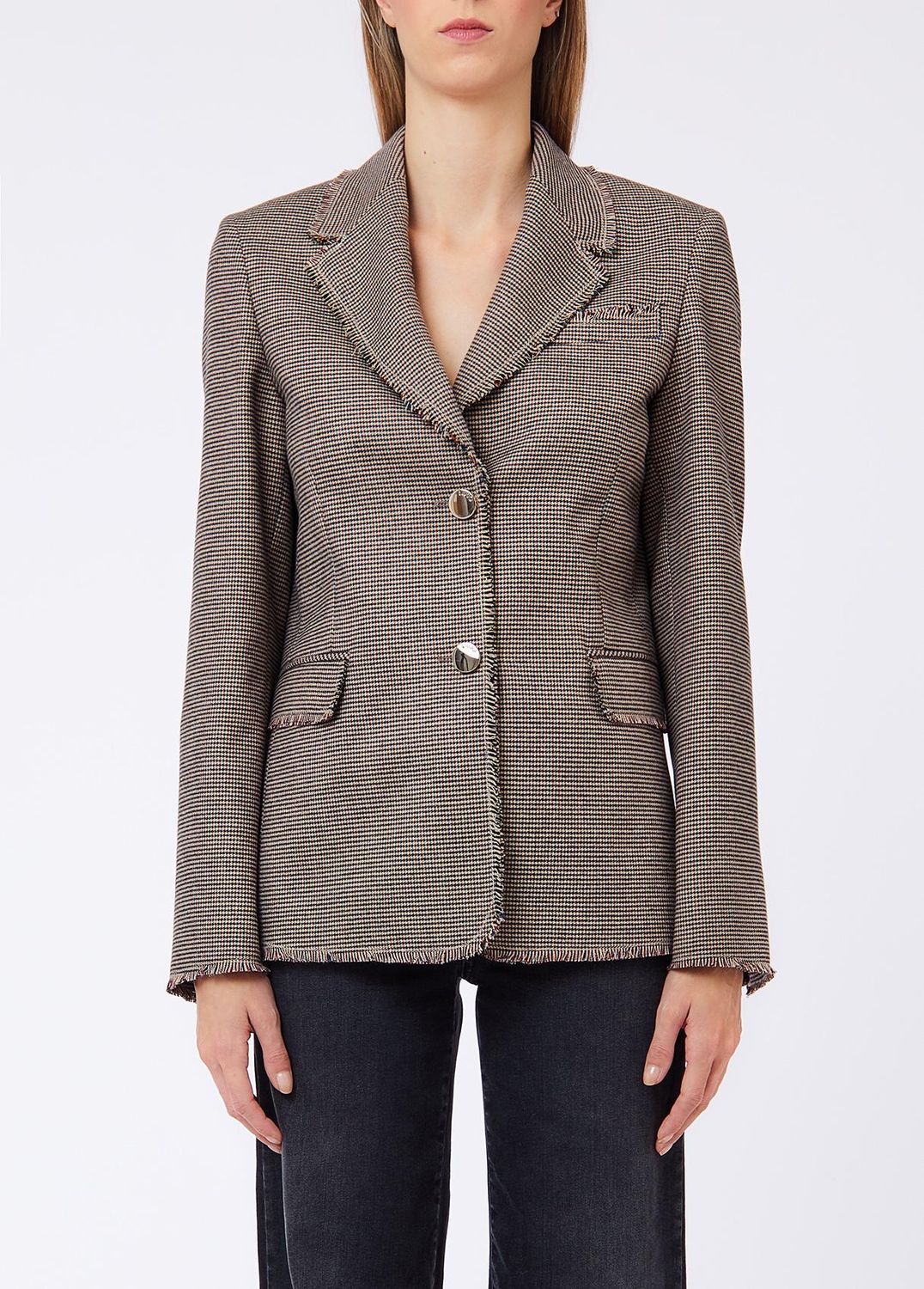 BLAZER VAN LIU JO WF6344-T728A L9170 MINI PIED DE POULE