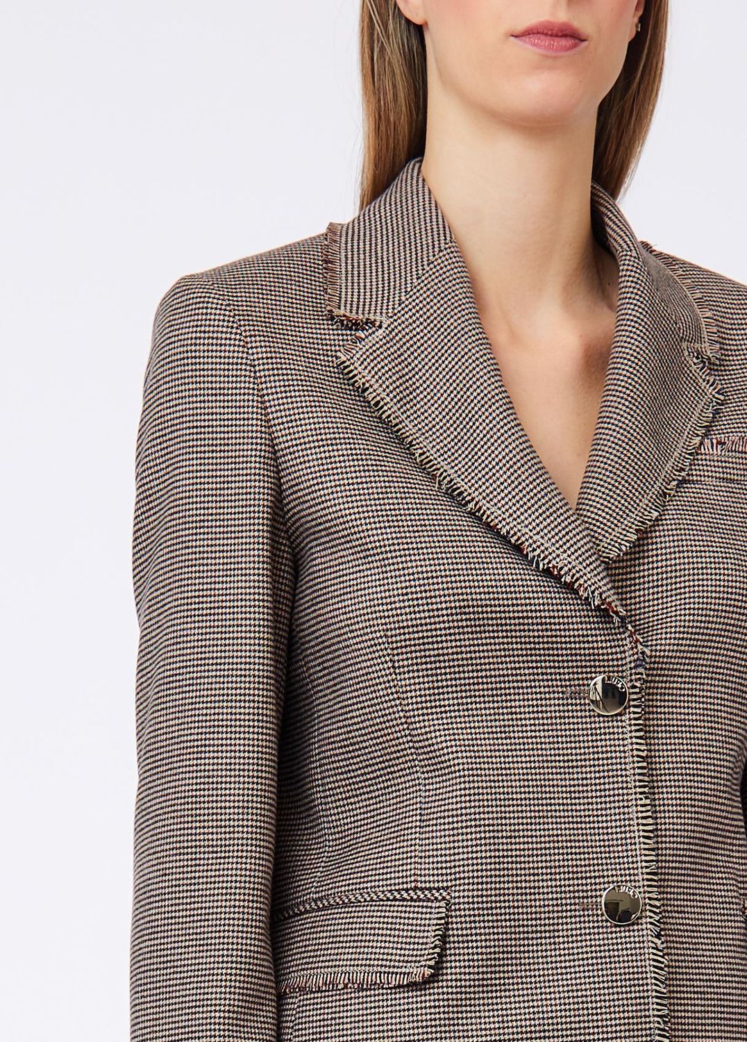 BLAZER VAN LIU JO WF6344-T728A L9170 MINI PIED DE POULE