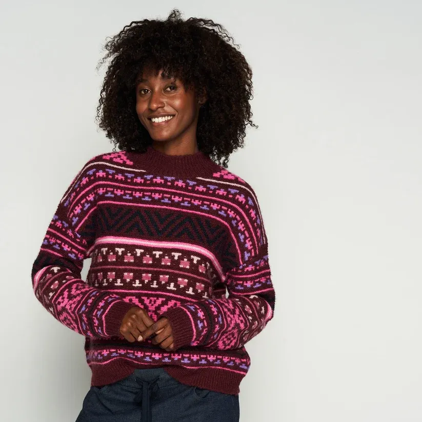 PULL VAN GREEN ICE BAILO  Bordeaux