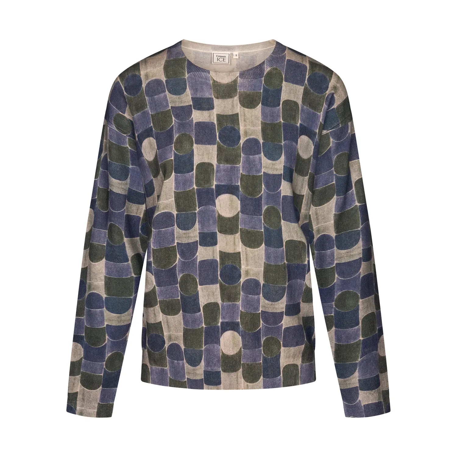 PULL VAN GREEN ICE BRAGA  Denim