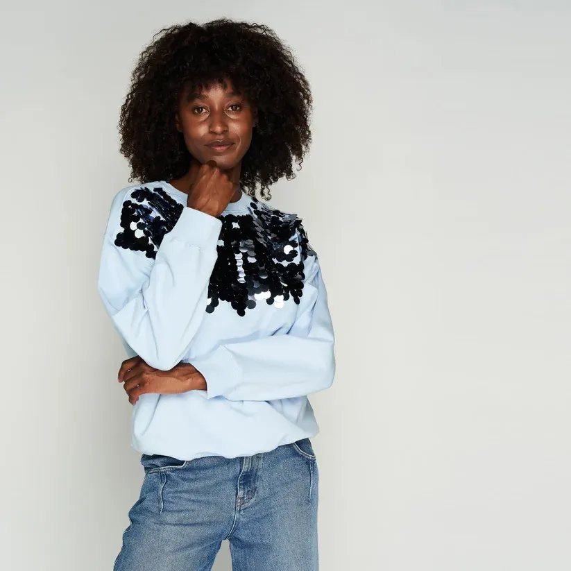 SWEATER VAN GREEN ICE NASSIM  Lt.blue