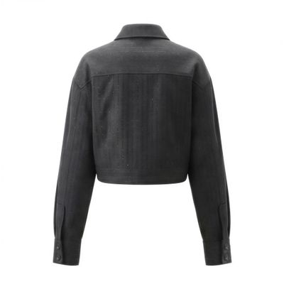 VEST VAN LIU JO CF6285-T826A D3074 GREY LUX STRIPED