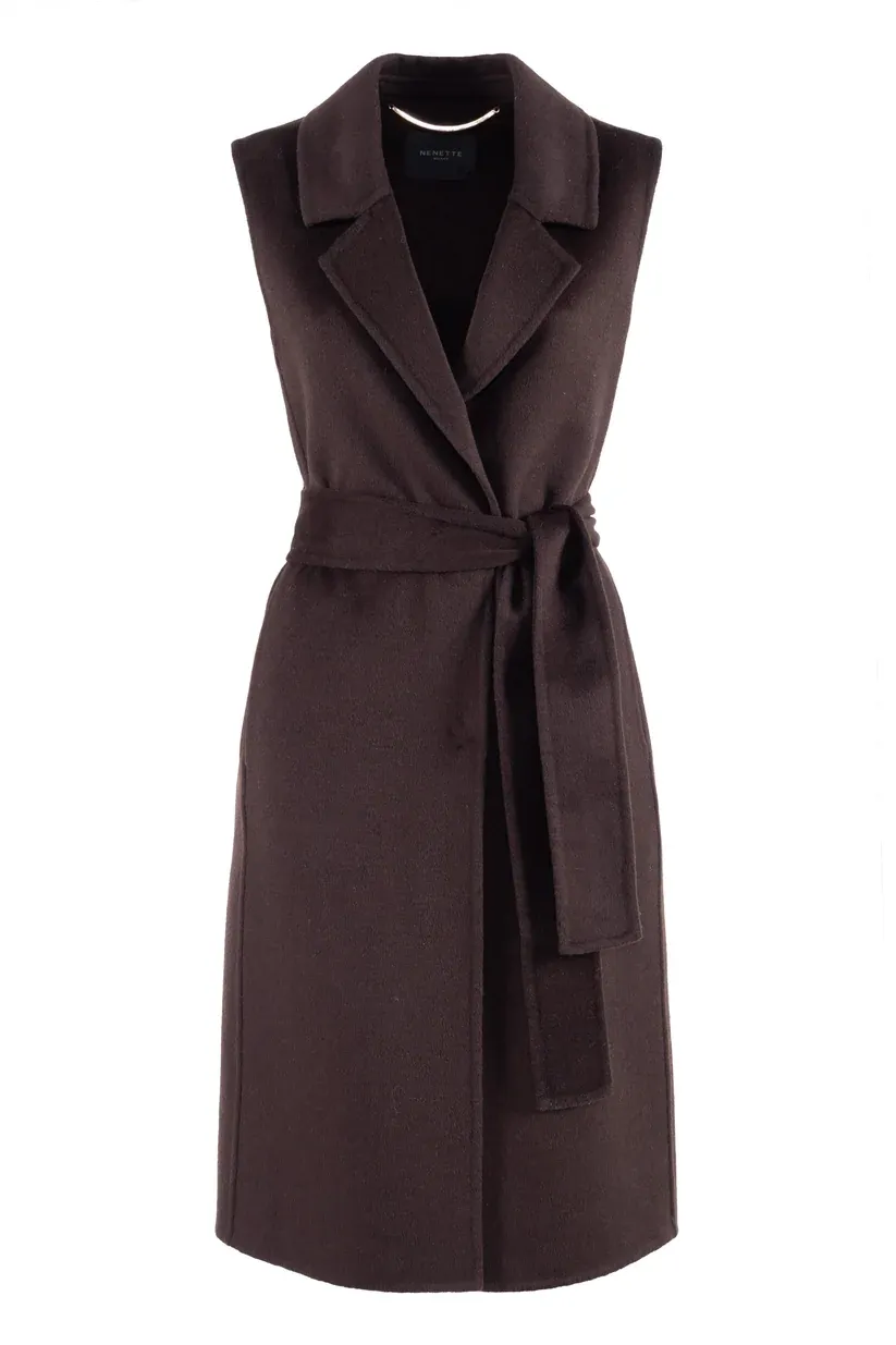GILET VAN NENETTE 42BB-VERONA 0604 CACAO