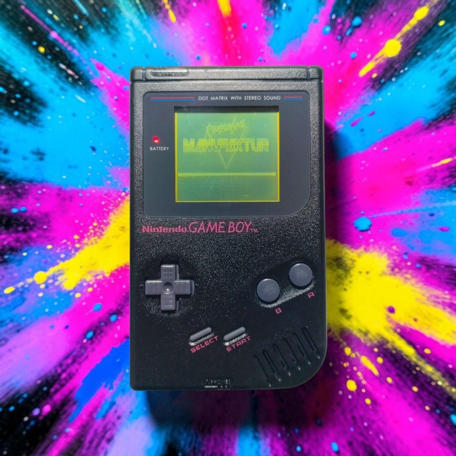 Gameboy Classic Play It Loud! in Schwarz – Generalüberholt & mit 1 Jahr Gewährleistung