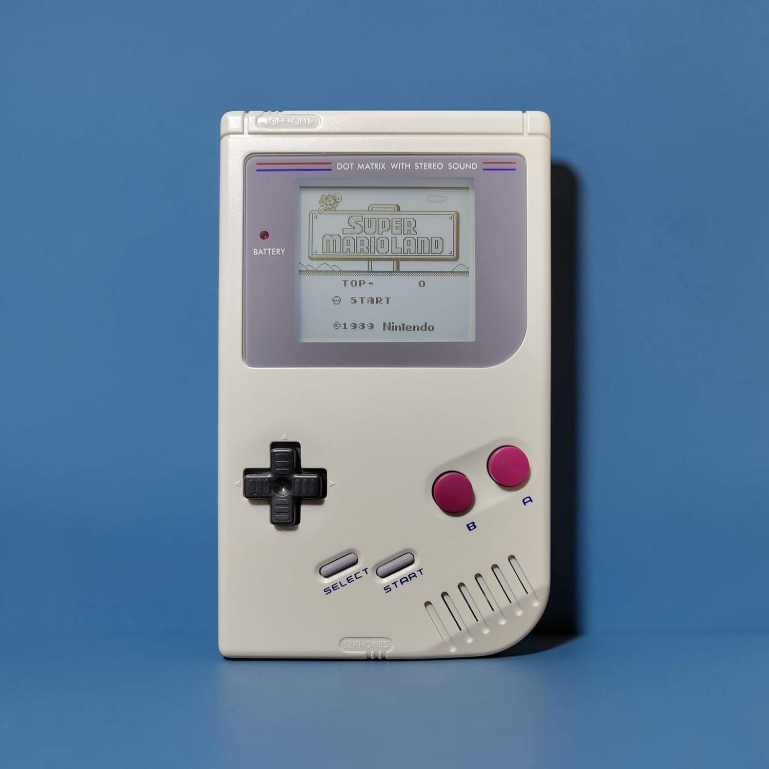 GameBoy Classic mit LCD-Matrix Display und brandneuem Gehäuse