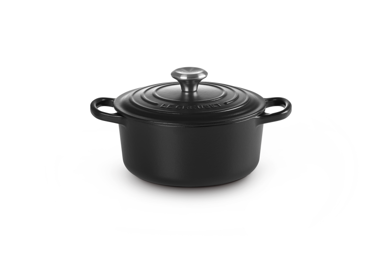 Le Creuset Gietijzer Ronde Stoofpan Mat Zwart