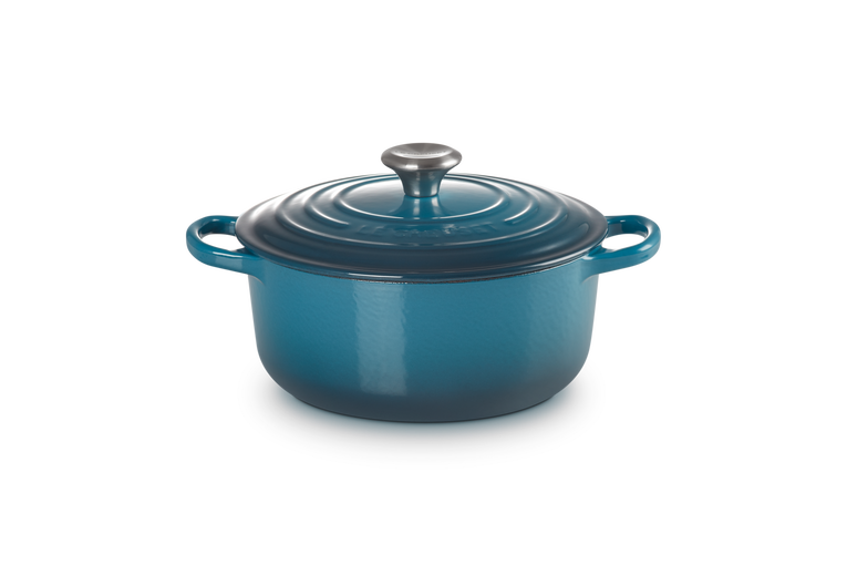 Le Creuset Gietijzer Ronde Stoofpan Deep Teal