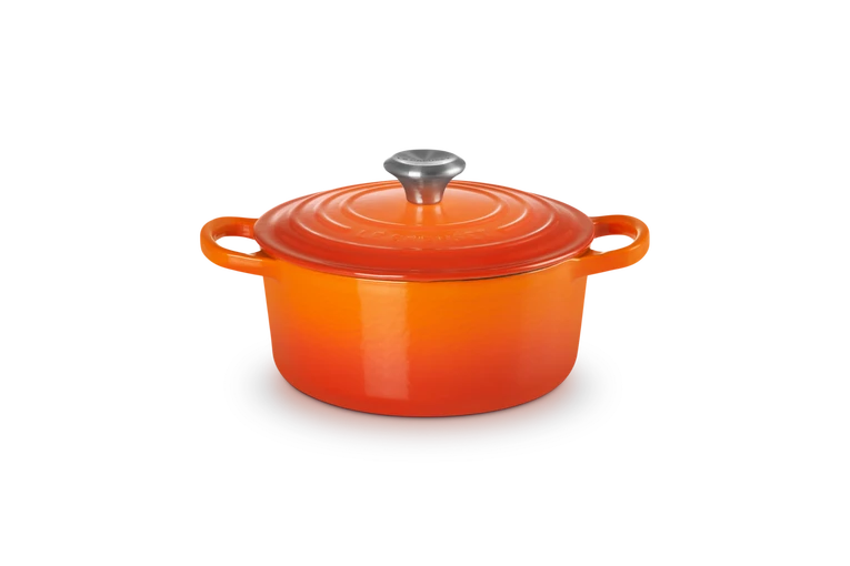 Le Creuset Gietijzer Ronde Stoofpan Oranjerood