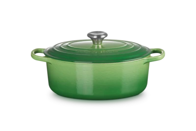 Le Creuset Gietijzer Ovale Stoofpan Bamboo Green