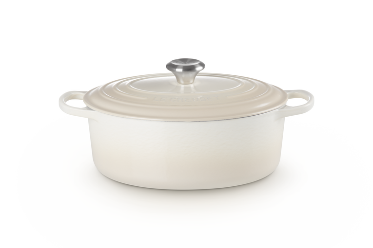 Le Creuset Gietijzer Ovale Stoofpan Meringue