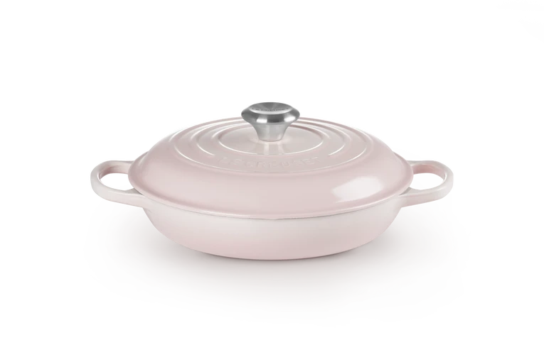 Le Creuset Gietijzer Campagnard  Shell Pink 26cm 3L