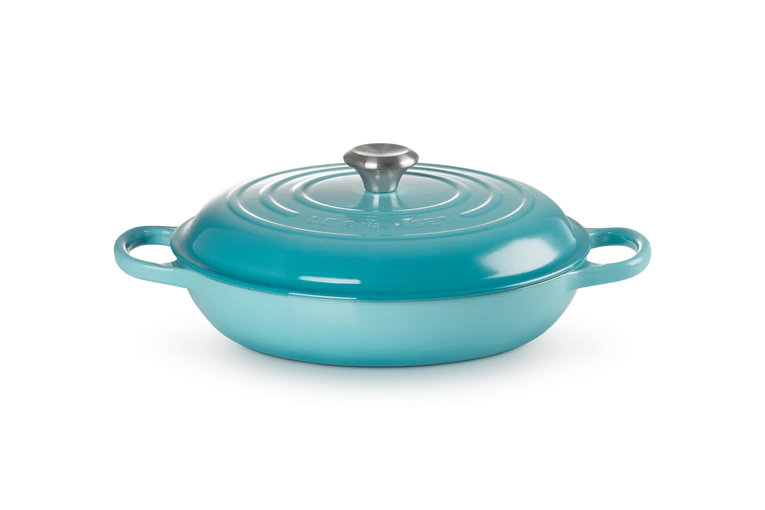 Le Creuset Gietijzer Campagnard  Caribbean Blue 30CM 3,5L