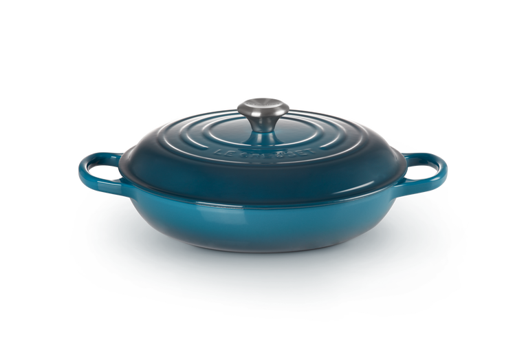 Le Creuset Gietijzer Campagnard  Deep Teal 30CM 3,5L