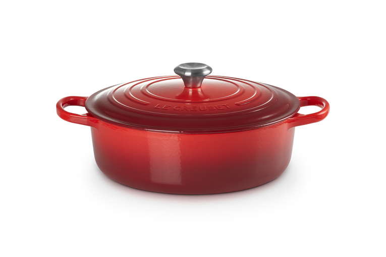 Le Creuset Gietijzer Lage Stoofpan Kersenrood 30CM 6,2L