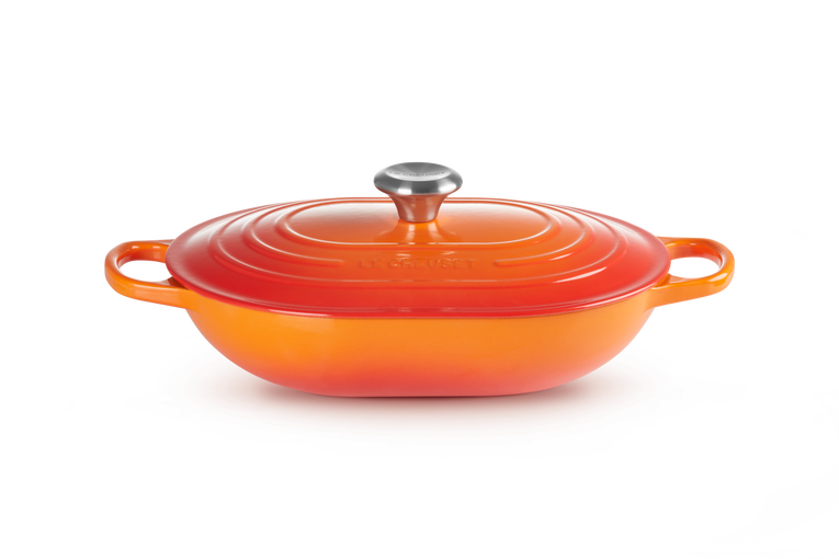 Le Creuset Gietijzer Oblong Oranjerood 31CM 3,4L