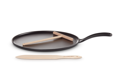 Le Creuset Gietijzer Pannenkoekpan Mat Zwart 27CM