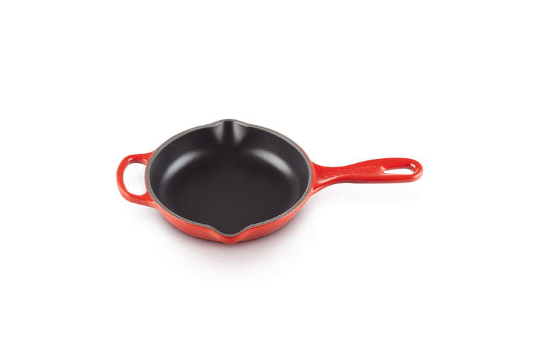 Le Creuset Gietijzer Ronde Skillet Kersenrood