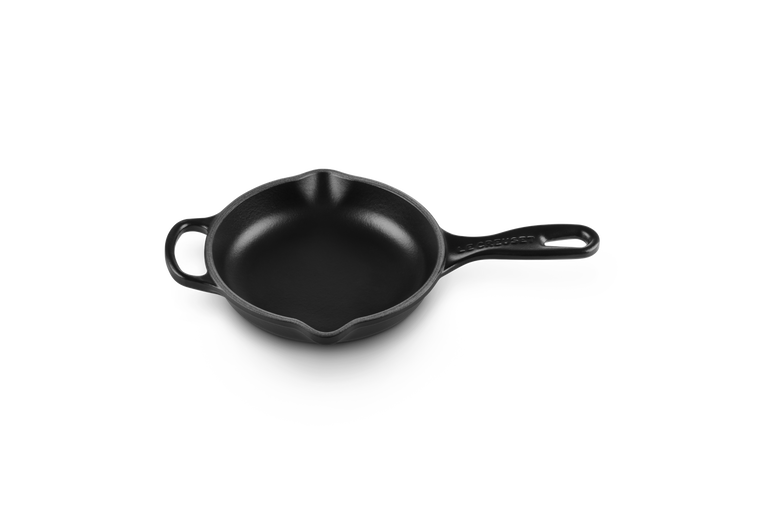 Le Creuset Gietijzer Ronde Skillet Mat Zwart