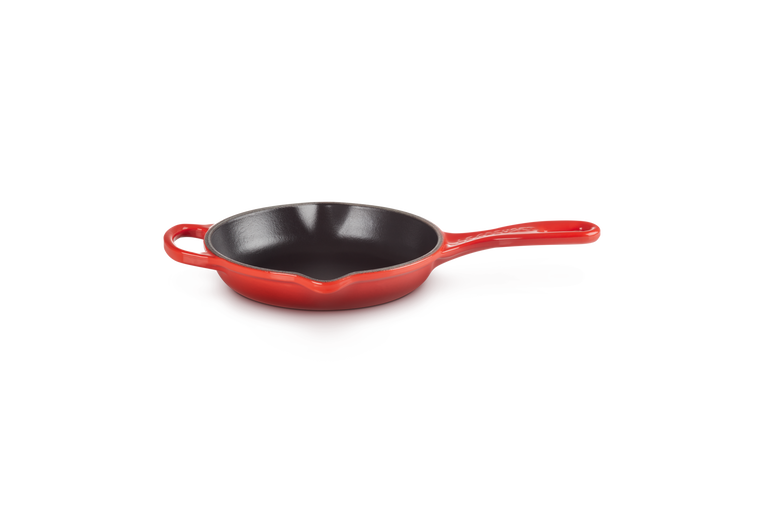 Le Creuset Gietijzer Ronde Skillet Kersenrood