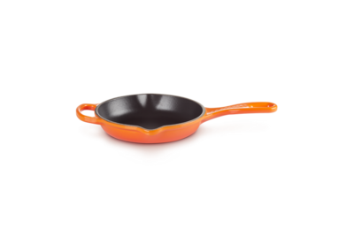 Le Creuset Gietijzer Ronde Skillet Oranjerood