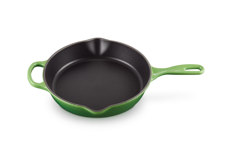 Le Creuset Gietijzer Ronde Hoge Skillet Bamboo Green 26CM