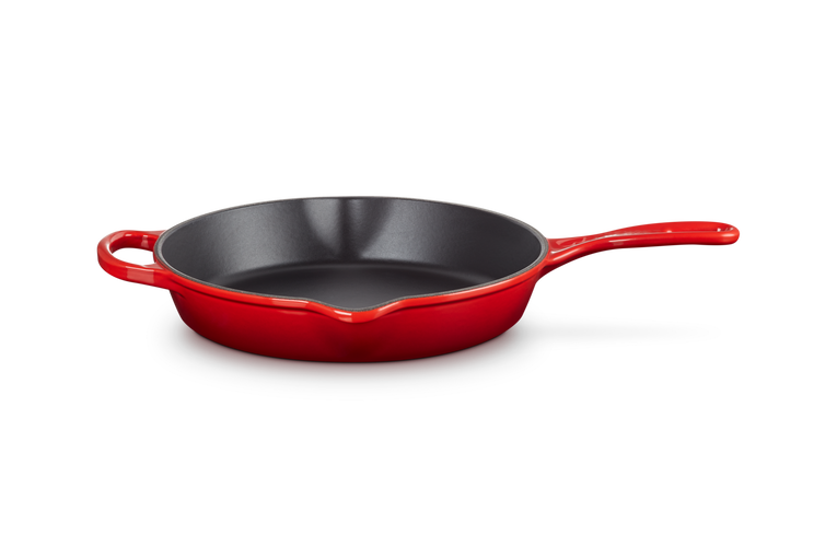 Le Creuset Gietijzer Ronde Hoge Skillet Kersenrood 26CM Le Creuset Gietijzer Ronde Hoge Skillet Kersenrood 26CM