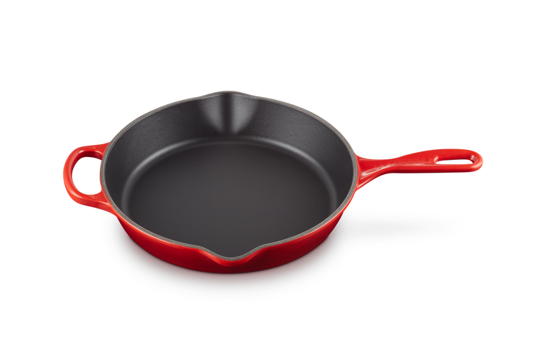 Le Creuset Gietijzer Ronde Hoge Skillet Kersenrood 26CM